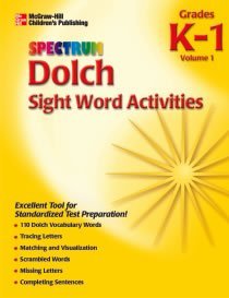 Toy SPECTRUM DOLCH SIGHT WORD VOL. 1 Book