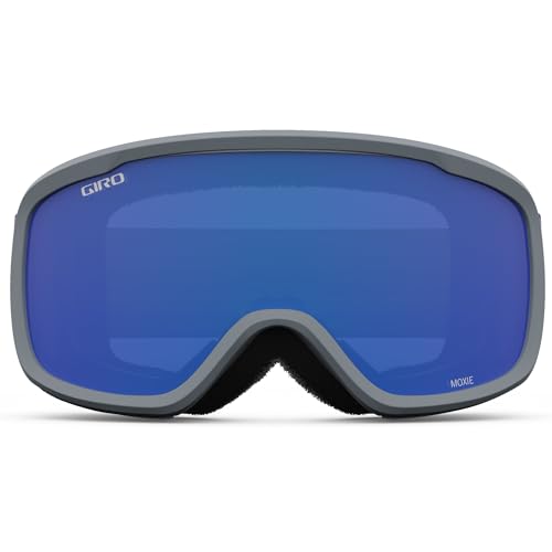 Giro Womens Moxie Ski/Snow Goggles - Grey Botanical - Grey Cobalt/Yellow Lens - Image 3