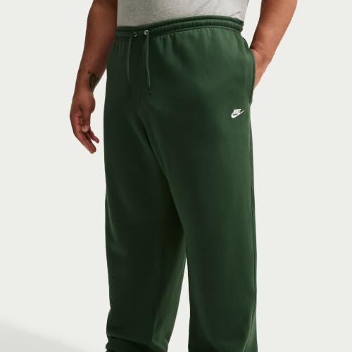 Image of Nike Men's Club Open Hem Brushed Fleece Pants