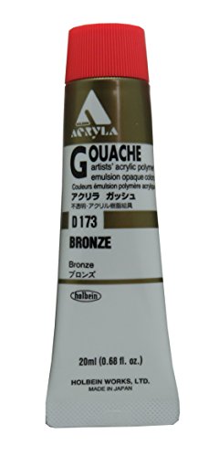 ホルベイン アクリリックガッシュ ブロンズ D173 20ml 007173