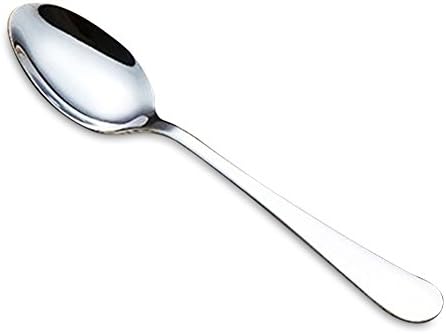 Soup Spoons (Set of 6) 6.5" Stainless Steel Spoon (Soup Spoons)