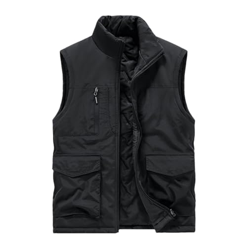 Gilet de travail chaud sans manches coupe-vent contre le froid