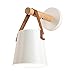 Produktbild Nordic Wood Wandleuchten Moderne Wandleuchte aus Eisen für Nachttischlampen Schlafzimmerleuchten @ White