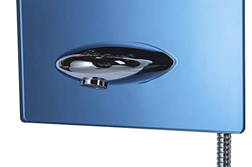 Image of Blue Ocean 52 inch Stainless Steel SPS392H Shower Panel Tower System with Rainfall Shower Head and 8 Adjustable Massage Jets