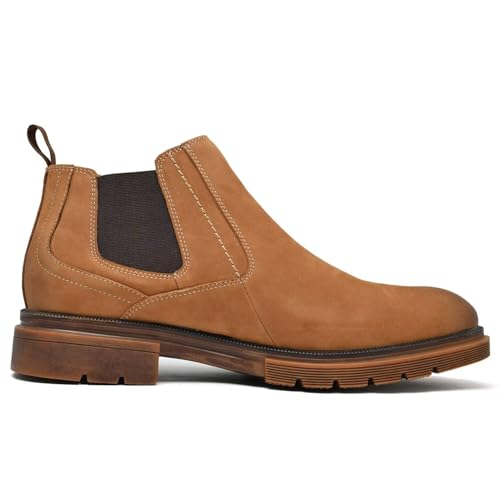 Image of Arkbird Chelsea Boots for Men Genuine Leather Oxford Casual and Formal Ankle Dress Boot