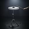 KiBcsLic Electronic Ride Crash Cymbal Noise Reduction Electronic Drum Cymbal Pad Shock Absorbing, 14 Inch Dual-trigger #4