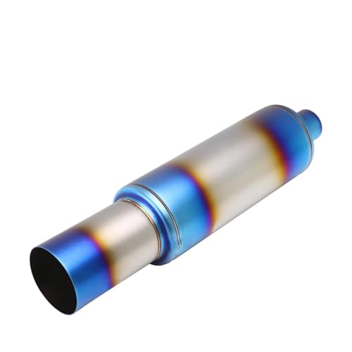 Tuyau d'échappement universel inox 2 pouces vers 3,5 pouces pour réduction bruit voiture