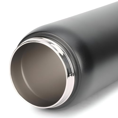 Image of Stainless Steel Water Bottle 960ML Steel, Flip Cap Water Bottle for School, Office, Gym, Travel and Daily Use, Easy Sip Steel Bottle for Adults, Kids and Home