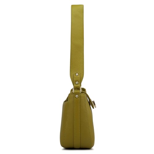 Image of Da Milano Small Leather Shoulder Bag (LB-OR-3023)