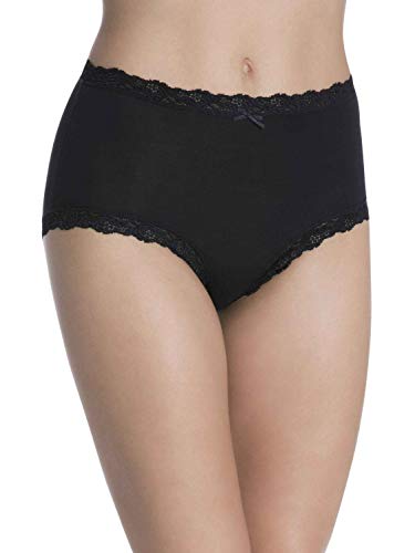 Nina von C. Damen-Taillenslip 3er-Pack Modal schwarz Größe 42