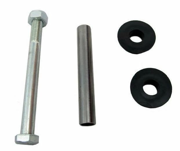 TRTO 140mm REPLACEMENT WHEELBARROW AXLE SET FOR 1/2" BORE WHEELBARROW TROLLEY WHEEL Easy To Use