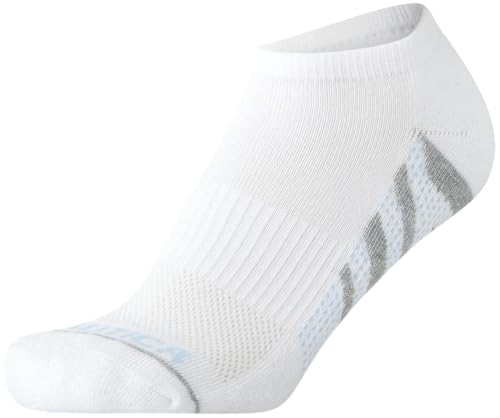 Image of Nautica Womens No Show Socks Moisture Wicking Low Cut Ankle Socks, 12 Pack | Moisture Wicking Dri-Motion Fabric, Cushioned Key Areas, Banded Arch Support, No Show Low Cut, Shoe Size 4-10