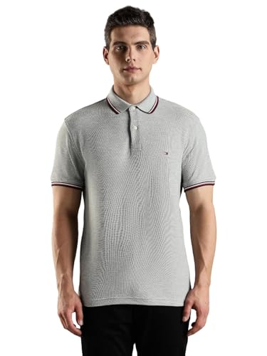 Image of Tommy Hilfiger Men Polo Cotton Regular Fit Shirt
