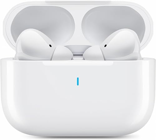 Wireless Earbuds for iPhone 16 15 14, Bluetooth Headphones for School [Clear Call & No Noise] Noise Cancelling Ear Buds HiFi Stereo Bass Touch Contorl for iPad/Z Flip 7 Z Fold 7/Galaxy/iOS/Andorid