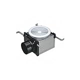 Fantech PBV4 damper box with 7 Inch ceiling grill for 4 inch duct