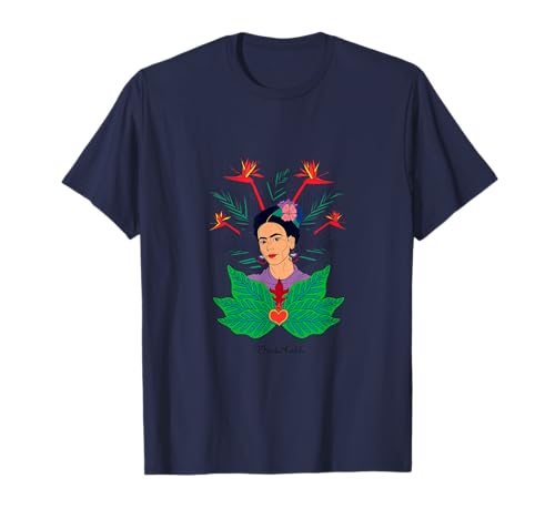 Frida Kahlo Flores Retrato Arte Gráfico Feminismo PAPL248 Camiseta