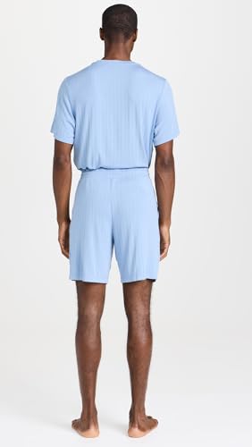 Eberjey Men's Henry Rib Men's Shorts PJ Set3