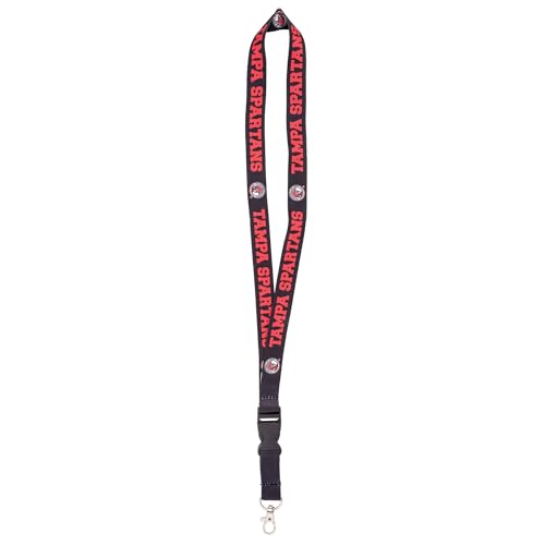 Image of Desert Cactus University of Tampa Lanyard UT Spartans Car Keys ID Badge Holder Keychain Detachable Breakaway Snap Buckle