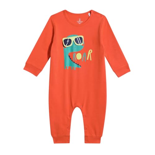 Image of Mothercare Baby Romper Sleepsuit Autumn Print Full Sleeve Pink