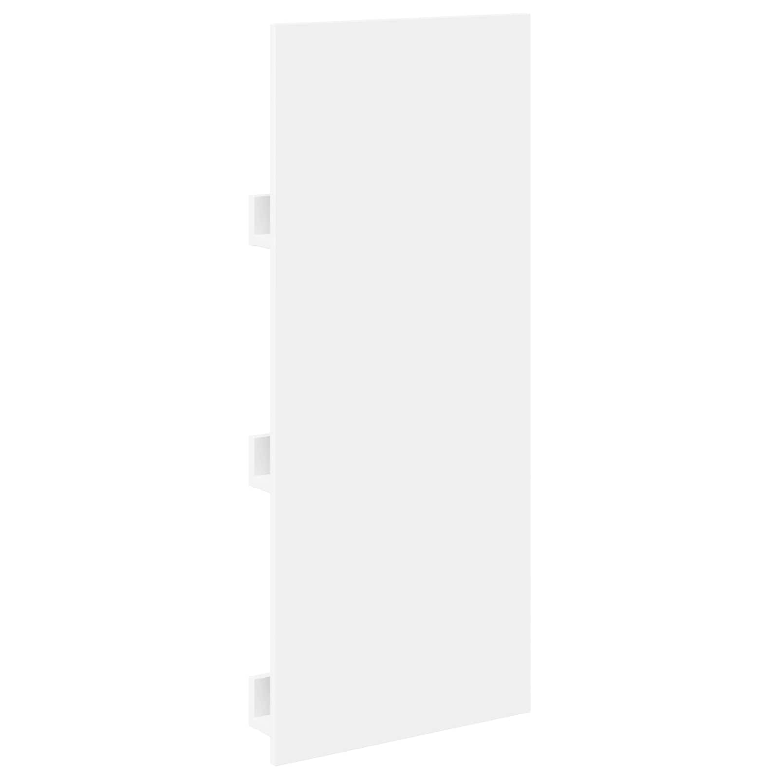 Scaffale portariviste con mensola bianca, 43 x 11 x 102 cm, in legno, portariviste, portariviste, organizer per soggiorno, ufficio