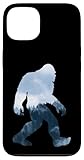 iPhone 13 Bigfoot Figure Sasquatch Yeti Forest Double Exposure Case