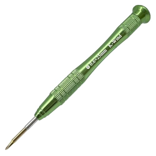 Triwing Screwdriver Y000 0.6mm Compatible with OLED Switch, Apple Watch & iPhone, Small Tri-wing 000 Y Shape, Tri point Screwdriver Y0.6, S2 High Alloy Steel Head, Magnetic Y Tip, 360°Swivel Cap