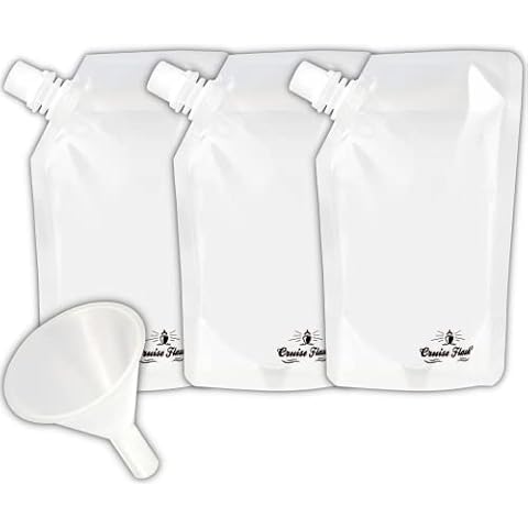 Cruise Flask Collapsible Reusable Foldable Eco-Friendly 8 Oz Water Bottle – BPA Free - (3 pack) Cover