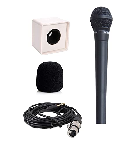 Image of Maizic Smartstudio Condenser Microphone with On /Off Switch | Wide Range Frequency Response: 100-1600 Hz | for Reporter, Interview, Youtubers, Speeches & Performances