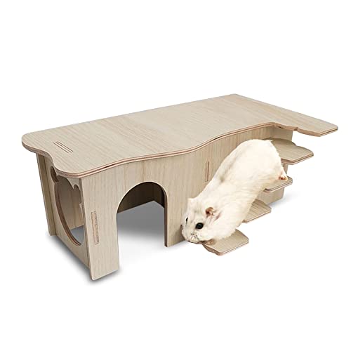 Naturholz Brücke Für Kleintiere – Flexible Leiter Für Hamster, Mäuse & Chinchillas | 50 Cm Spielzeug Zum Klettern & Nagen
