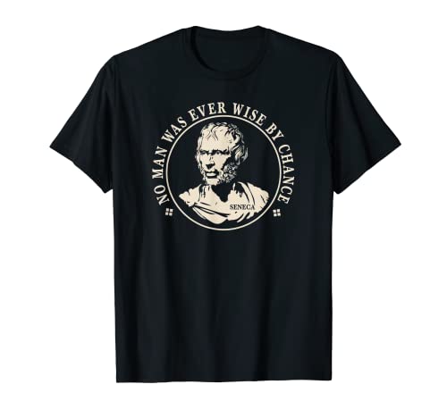 Cita motivacional de Seneca sobre Vida y Sabiduría Camiseta