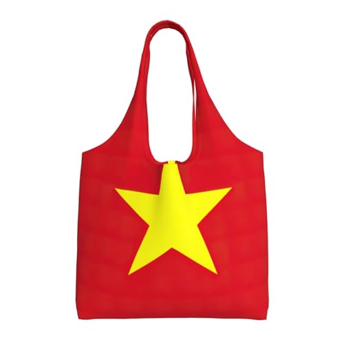 Sac fourre-tout vietnamien en toile noir idéal pour le shopping des mamans