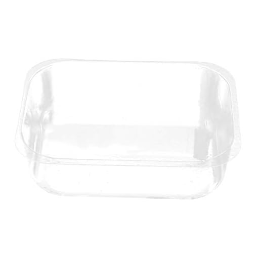 Cabilock 200 Piezas Bandeja Interior De Blíster De Pastel De Frijol Mungo Bandeja Interior Transparente Bandeja De Blister Bandeja Transparente Postre Pastel De Judías Verdes