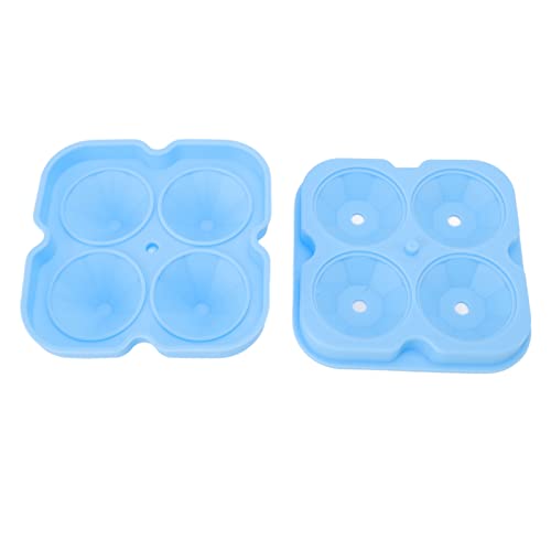 Molde de silicona para cubitos de hielo con 4 cavidades miniatura 2