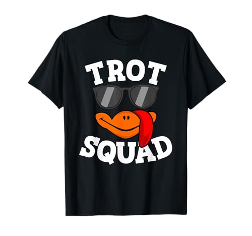 Trot Squad Turkey Trot Funny Thanksgiving Trot Squad para hombre Camiseta