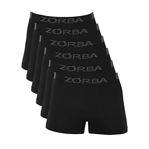 Kit com 06 Cuecas Zorba Boxer Sem Costura Extreme Sport 836 Preto - GG