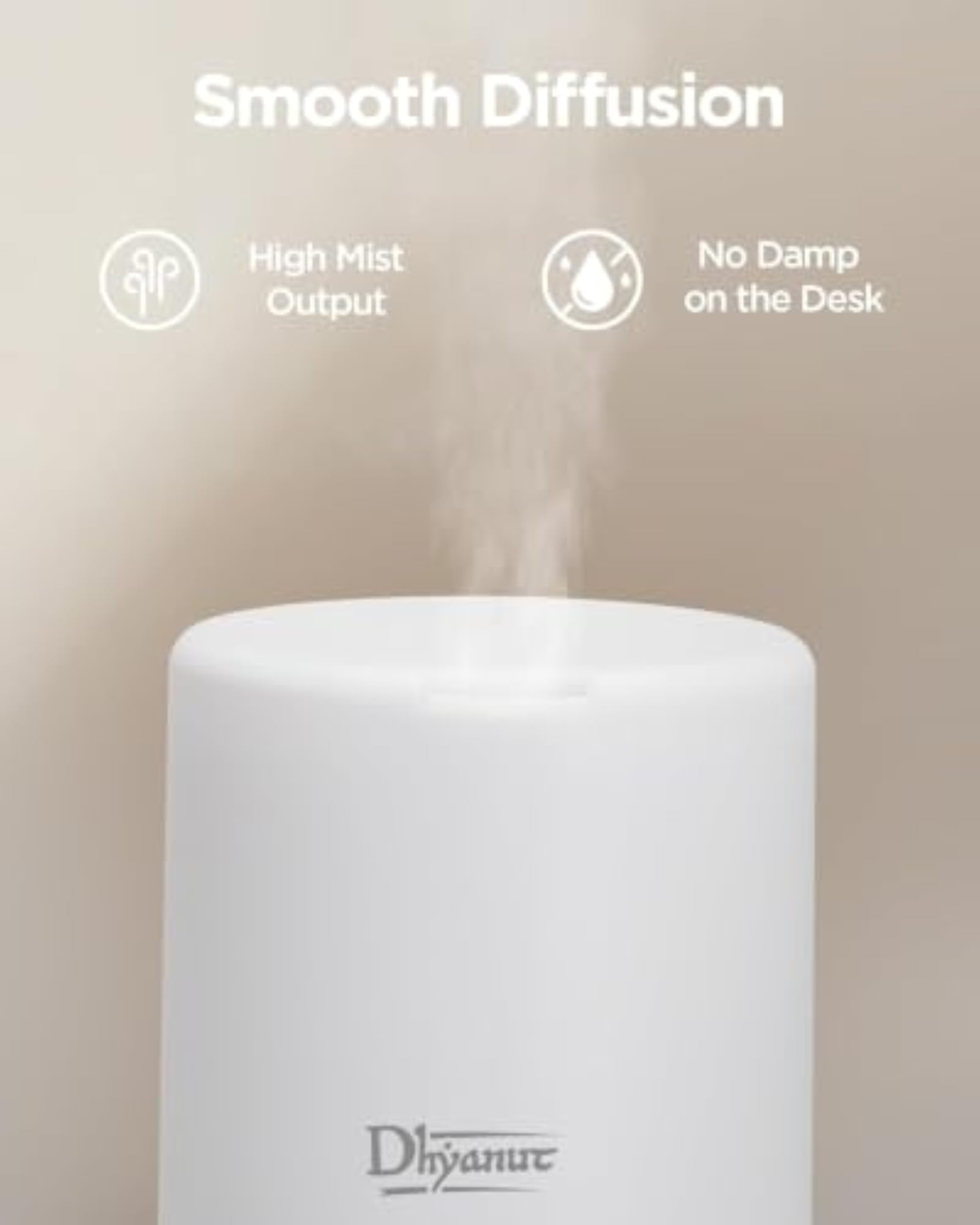 300ML Essential Oil Diffuser with 7 LED Color Changing Light