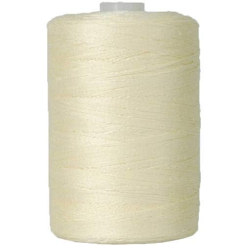 Image of ThreadArt Cotton Quilting Thread, 1000M 50 /3, Lemon 101 | Long staple cotton thread for quilting, sewing and serging. Low-lint, smooth thread for clean stitches and strong seams.