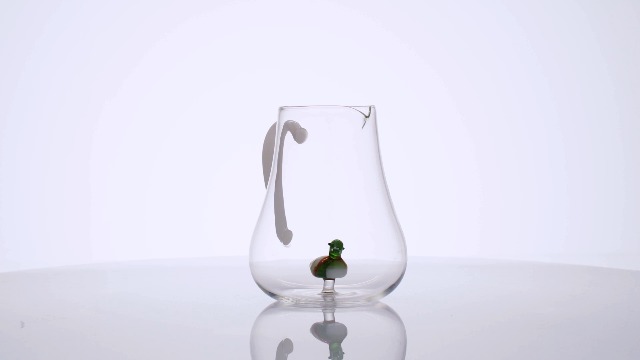 Brocca Anatra Ichendorf - Vetro Borosilicato, Design Animal Farm, 175cl - Foto 4