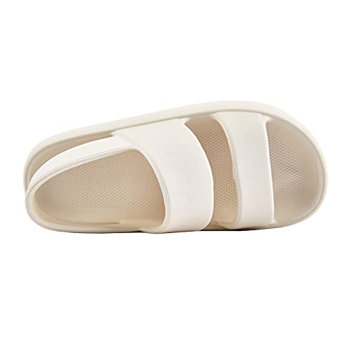 AUSLAND Women's Waterproof Sandals with Cloud Platform Sole Non-Slip Hiking & Sport Sandals w/Back Strap Water Shoes for Women Outdoor Summer 901213