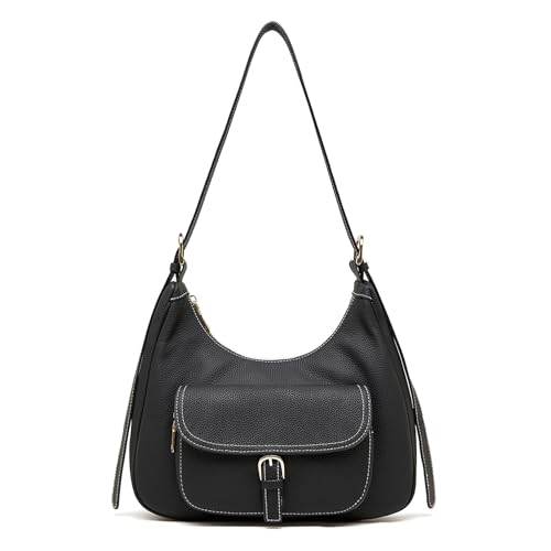 Genuine Leather Crossbody Bags for Women, Minimalist Messenger Bags, Purse with Adjustable Strap