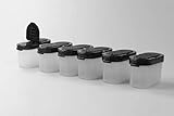 Original Tupperware Tupperware Gewürz-Zwerge 120 ml (6) schwarz Gewürz Behälter Gewürzbehälter klein
