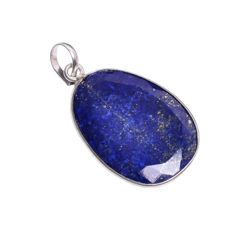 AAA+ Exclusive Lapis Lazuli Fancy Shape Sterling Silver Pendant Jewellery Best For Womans And Girls-image-24