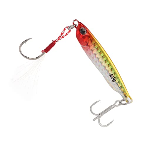 Kunstaas, 20g dubbele haken vissen lokken metaal draagbaar voor meer - Image 4