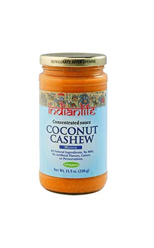 Indianlife Coconut Cashew Sauce 6 jars x 11.5oz (360ml)