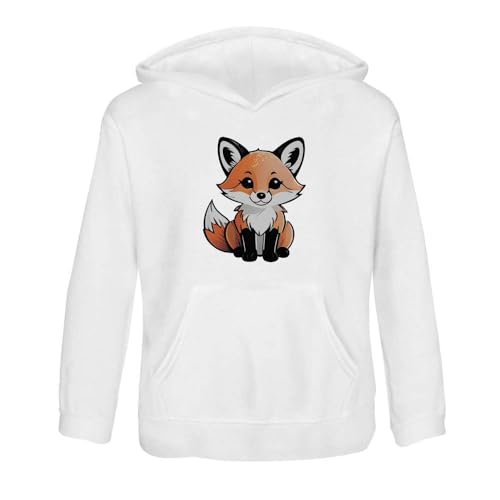 Azeeda 'Adorable Red Fox' Children's Hoodie/Hooded Sweater (KO043639)