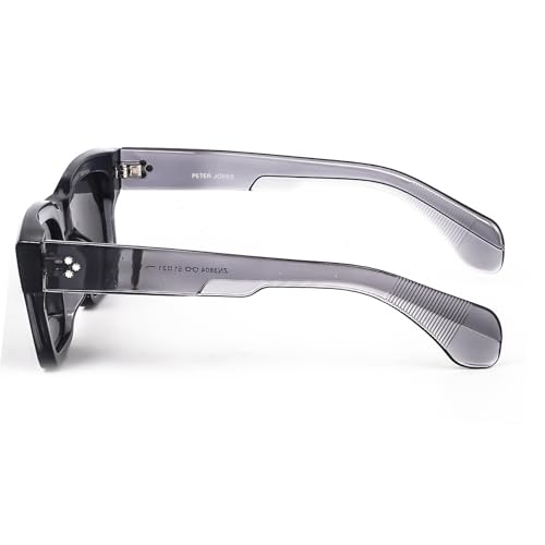 Image of Peter Jones I Zero Power Blue Cut Computer Glasses I Retro Square Shape I Gaming Glasses I UV Protected & Blocks Harmful Rays I Men & Women I Large Square 3804