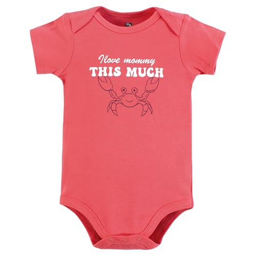 Image of Hudson Baby Unisex Baby Cotton Bodysuits 5-pack