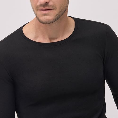 YSABEL MORA Camiseta Térmica Hombre Extra Warm Protección Superior contra el Frío Interior Afelpado Confort Ideal Actividades al Aire Libre Climas Fríos Corte Ajustado Libertad de Movimiento