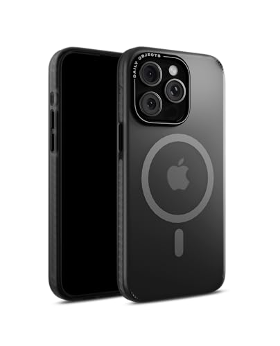 Image of DailyObjects Black Nimbus Slim Magnetic Protective Cover Compatible with iPhone 14 Pro Max | MagSafe | Camera & Body Protection|Anti Scratch Resistant|Precise Cutouts Modern Design|Wireless Charging
