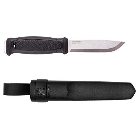 Morakniv Garberg Stainless Steel Full-Tang Fixed-Blade Survival Knife With Sheath, 4.3 Inch Cover